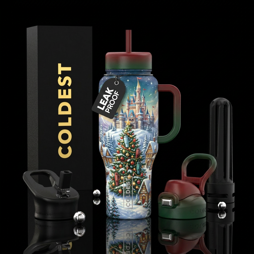 COLDEST Christmas water bottle design