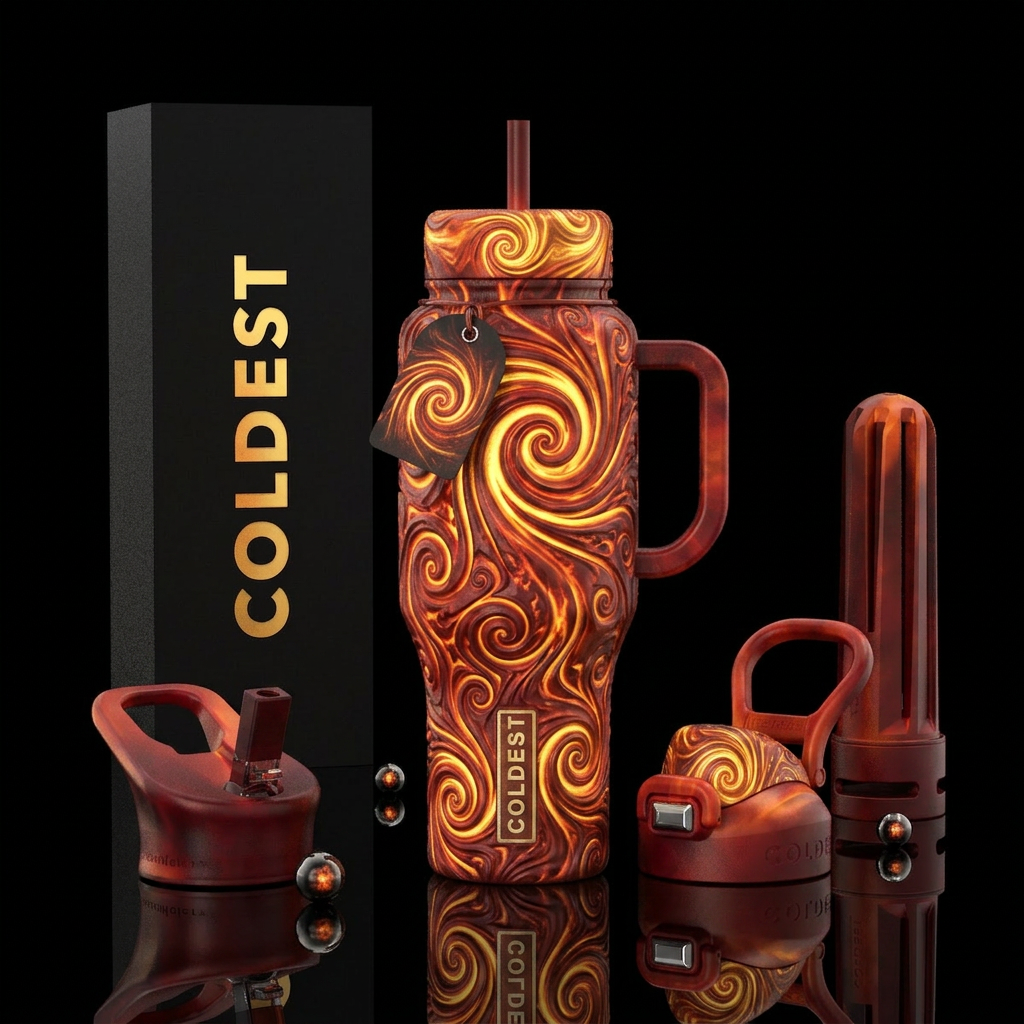 explosive, explosive, spirals, matte, beautiul, fi... water bottle design