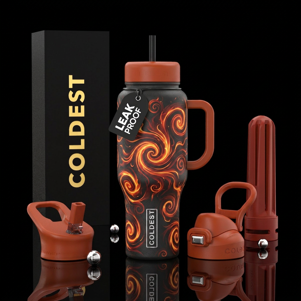 explosive, explosive, spirals, matte, beautiul, fi... water bottle design