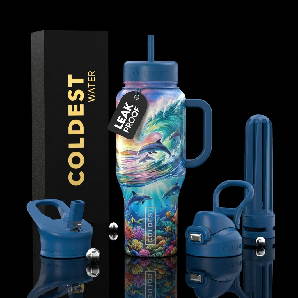 At sea water bottle design