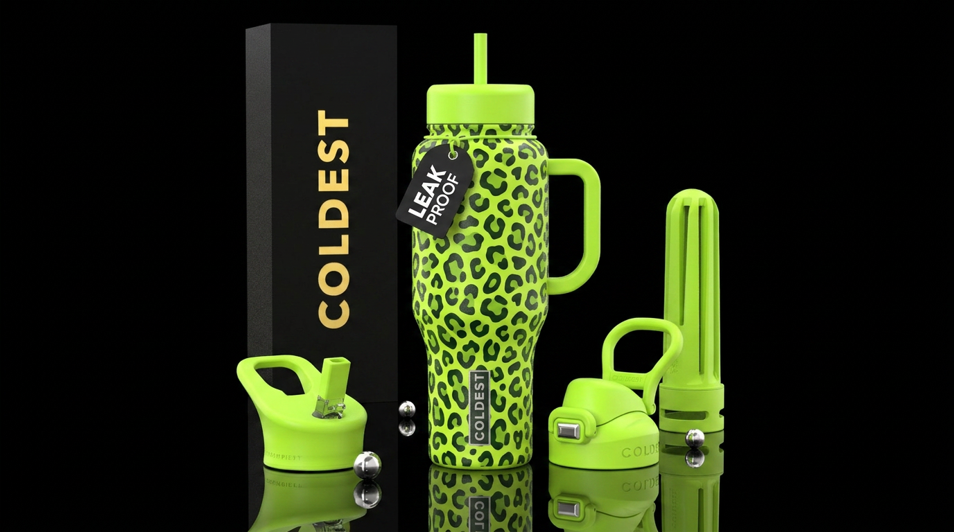 Bright horizon water bottle design