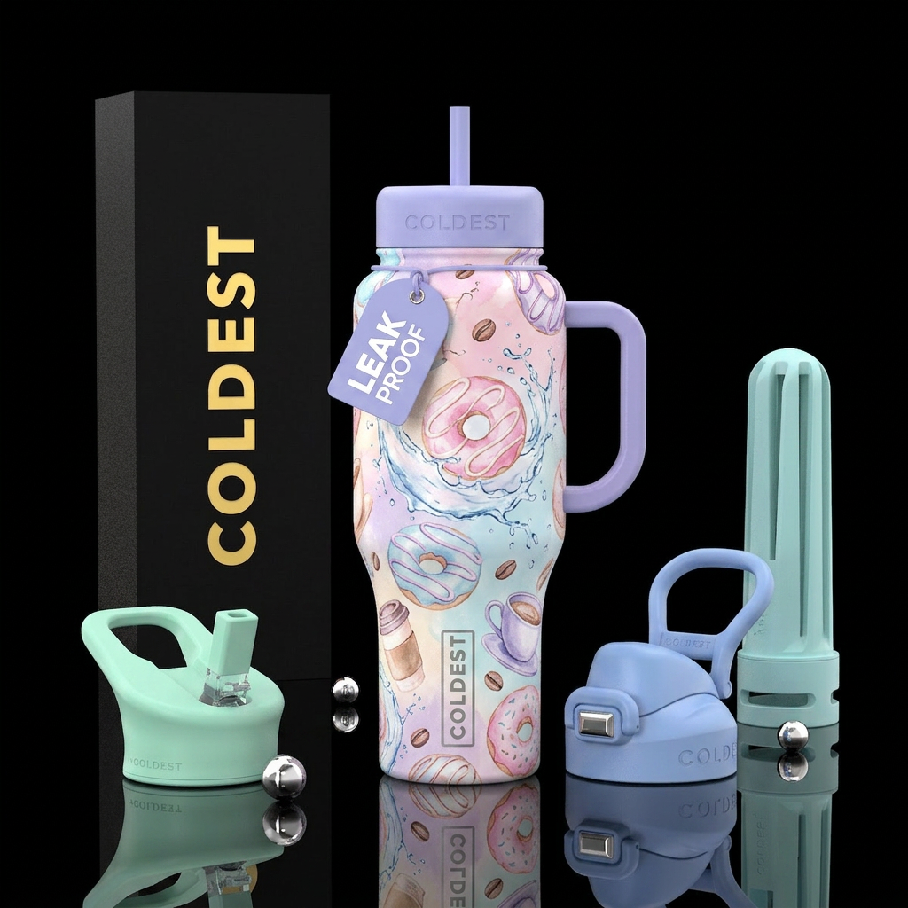 Coffee dream water bottle design