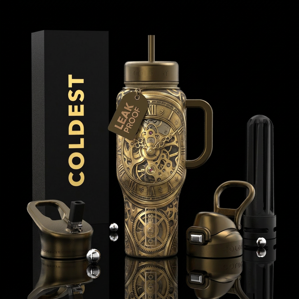 Endless time water bottle design