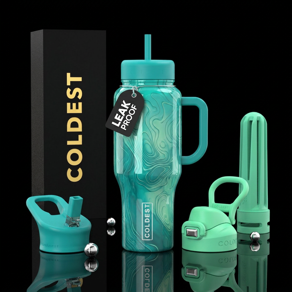 Distant path water bottle design