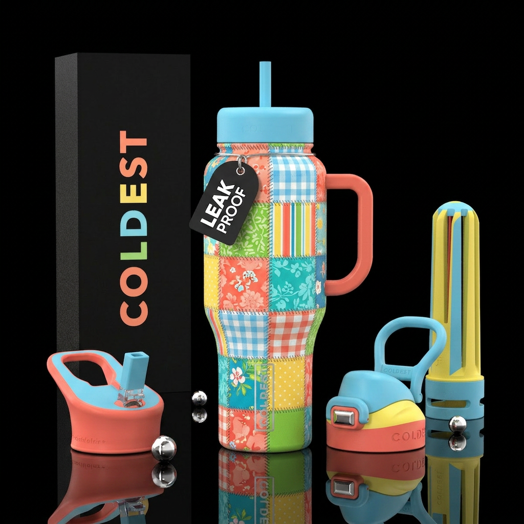 Southern charm water bottle design