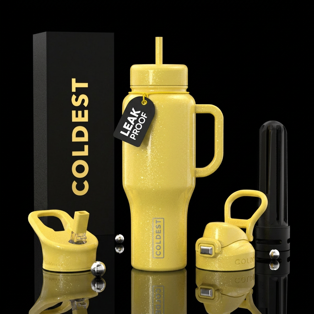Mellow Sun water bottle design