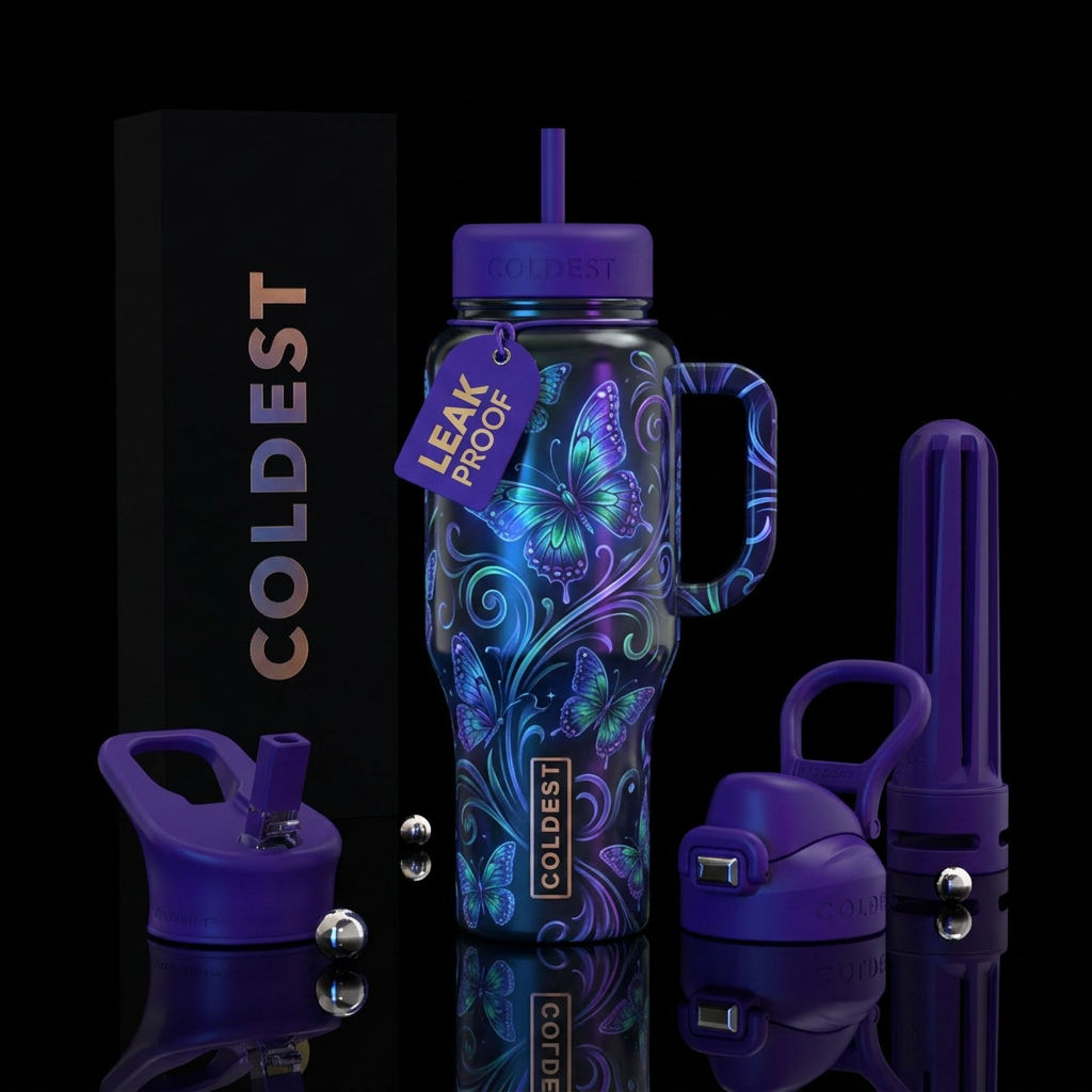 Butterfly Dreams water bottle design
