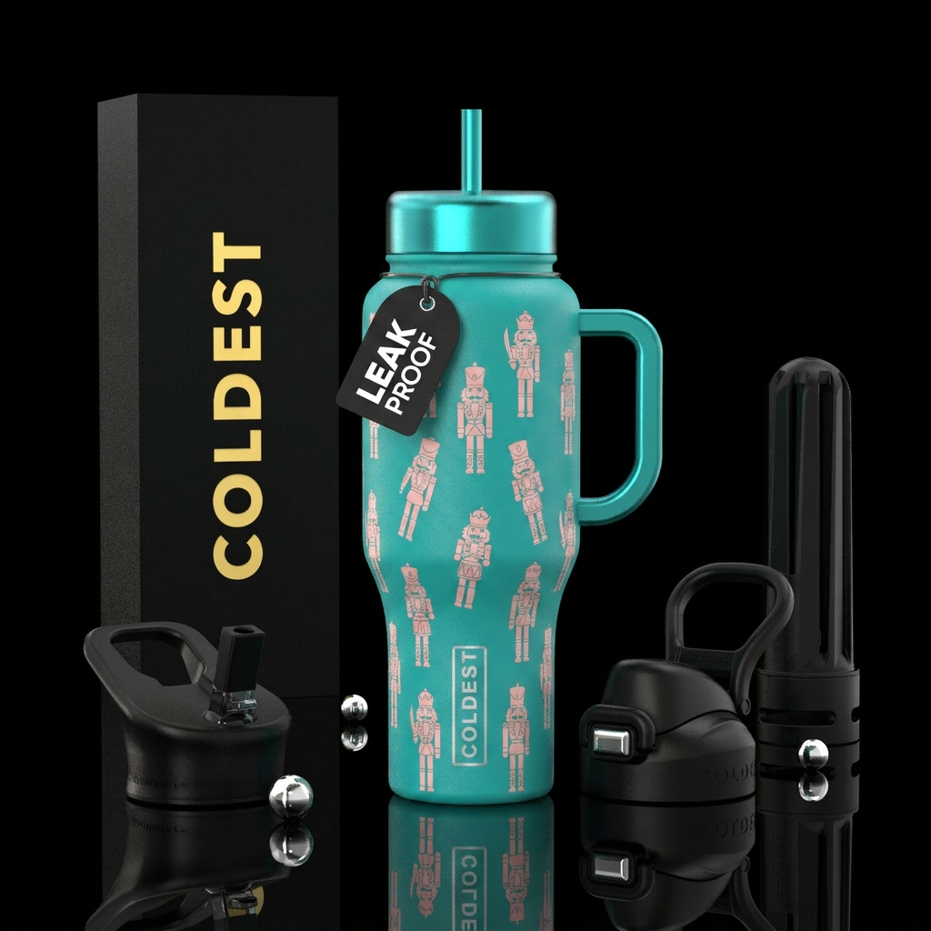 Sugarplum Visions water bottle design
