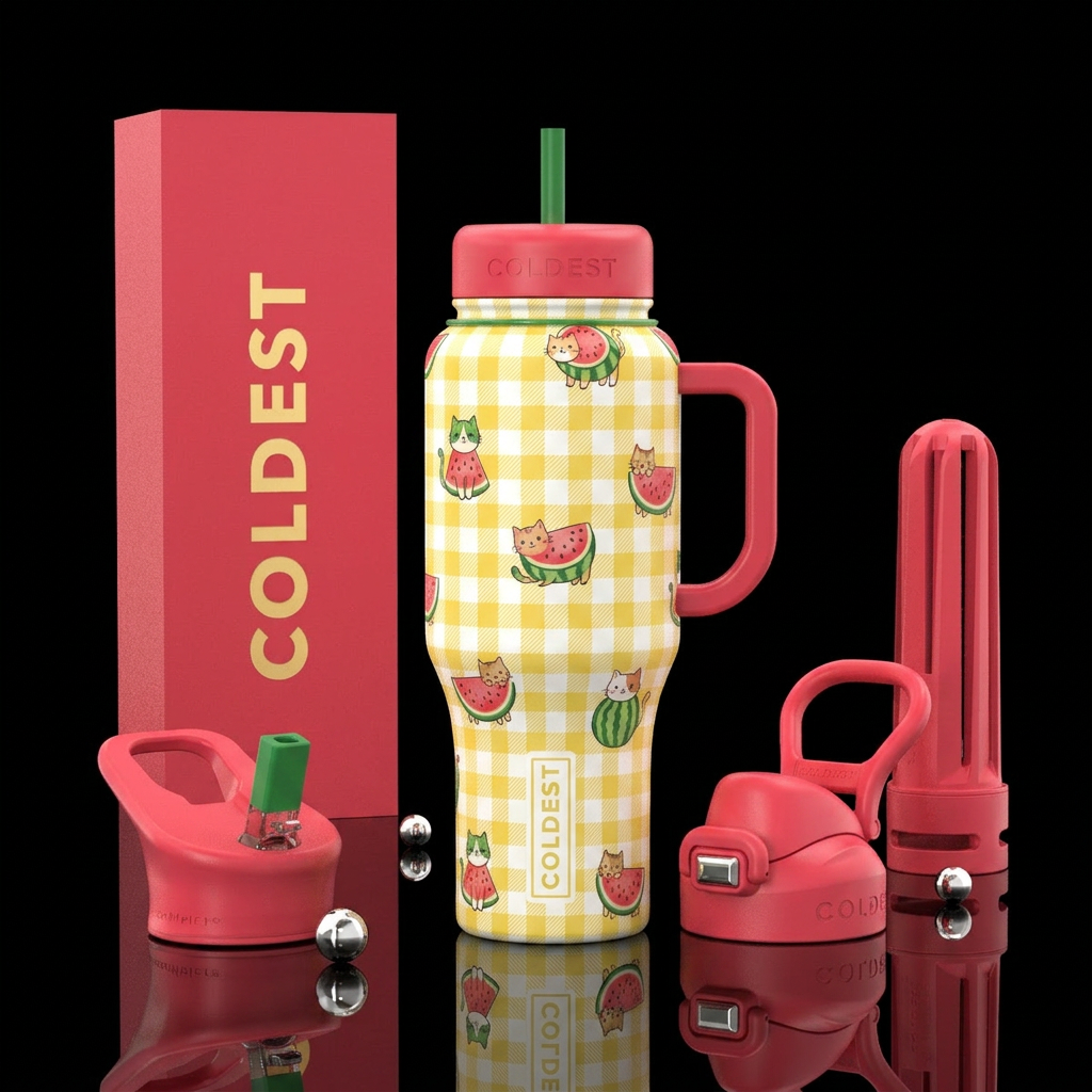 Watermelon Crawl water bottle design