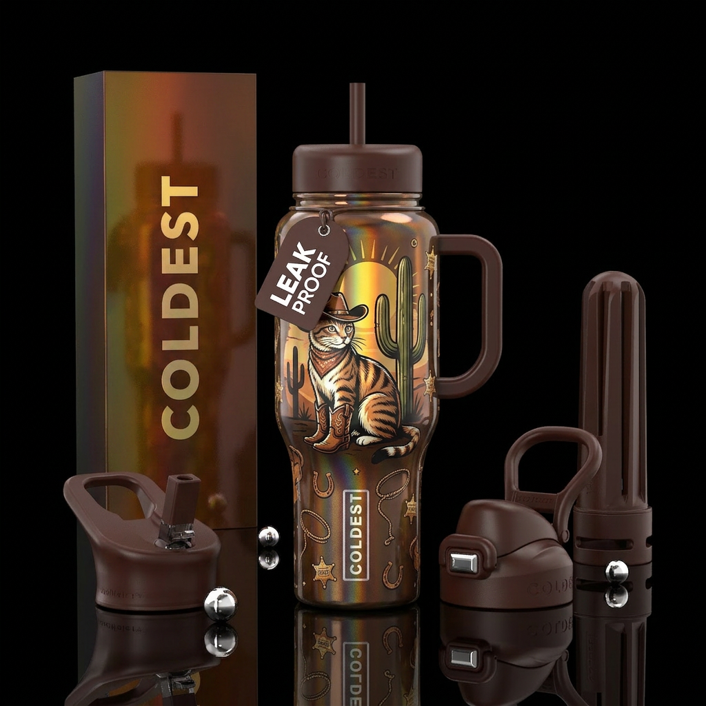Howdy Partner water bottle design