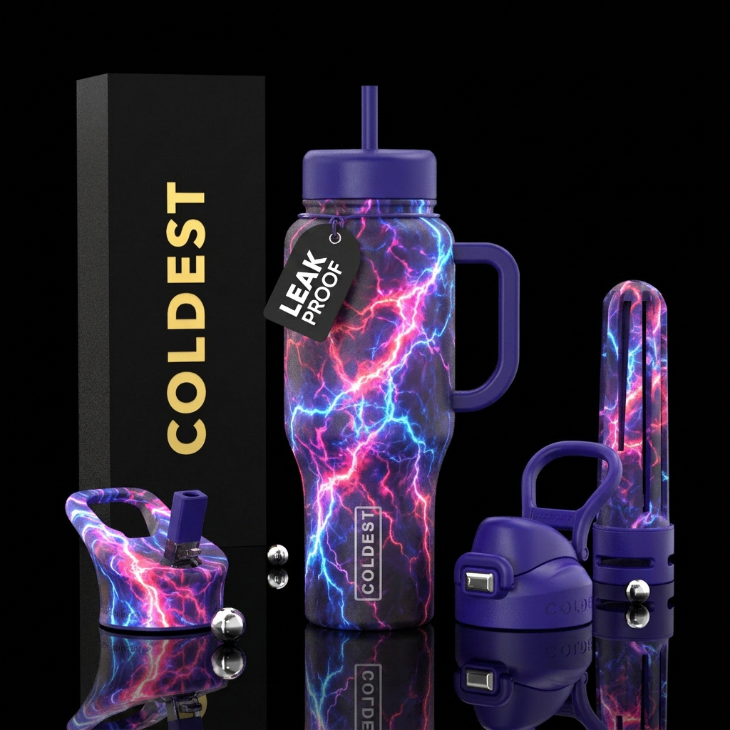Heat lightening water bottle design