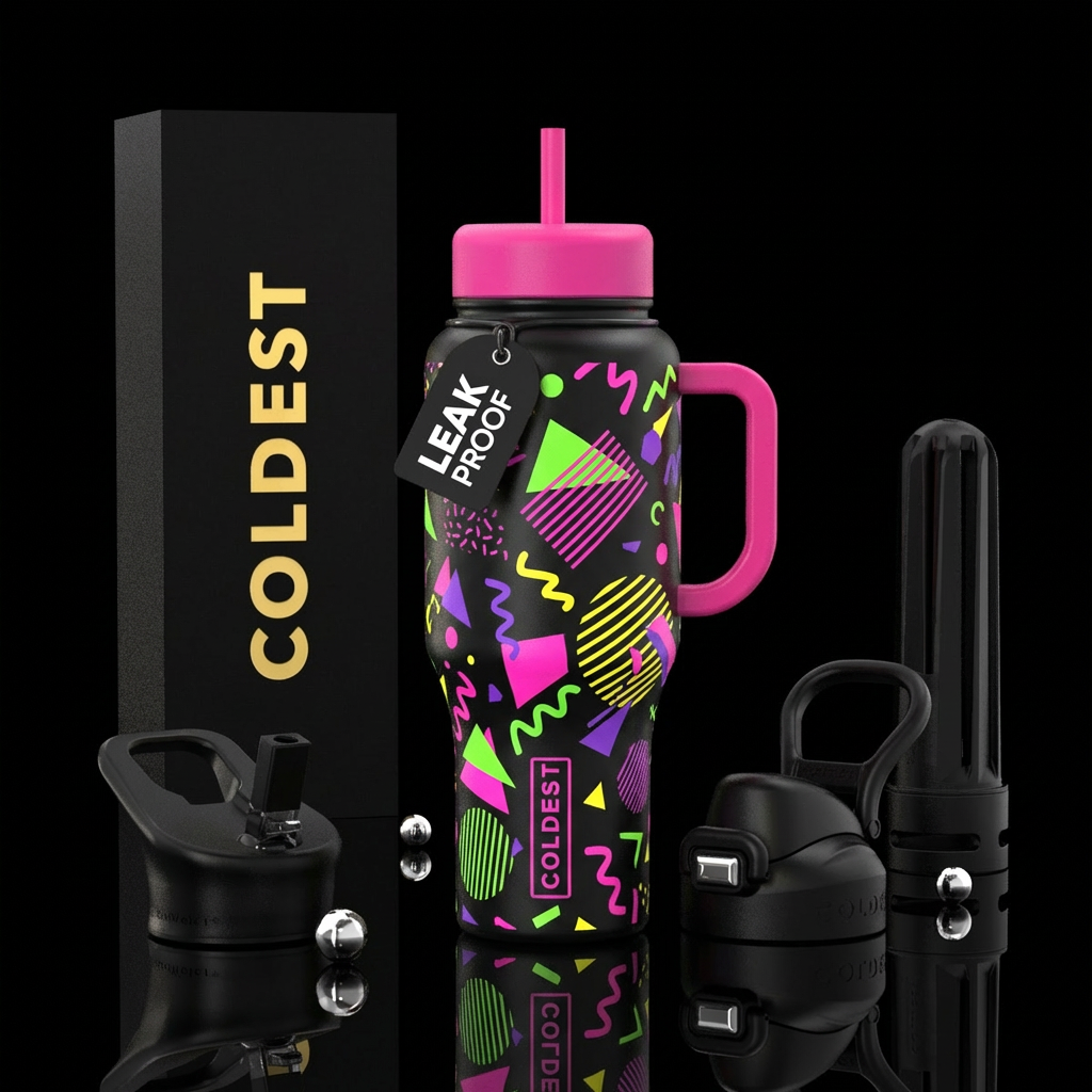 80’s water bottle design