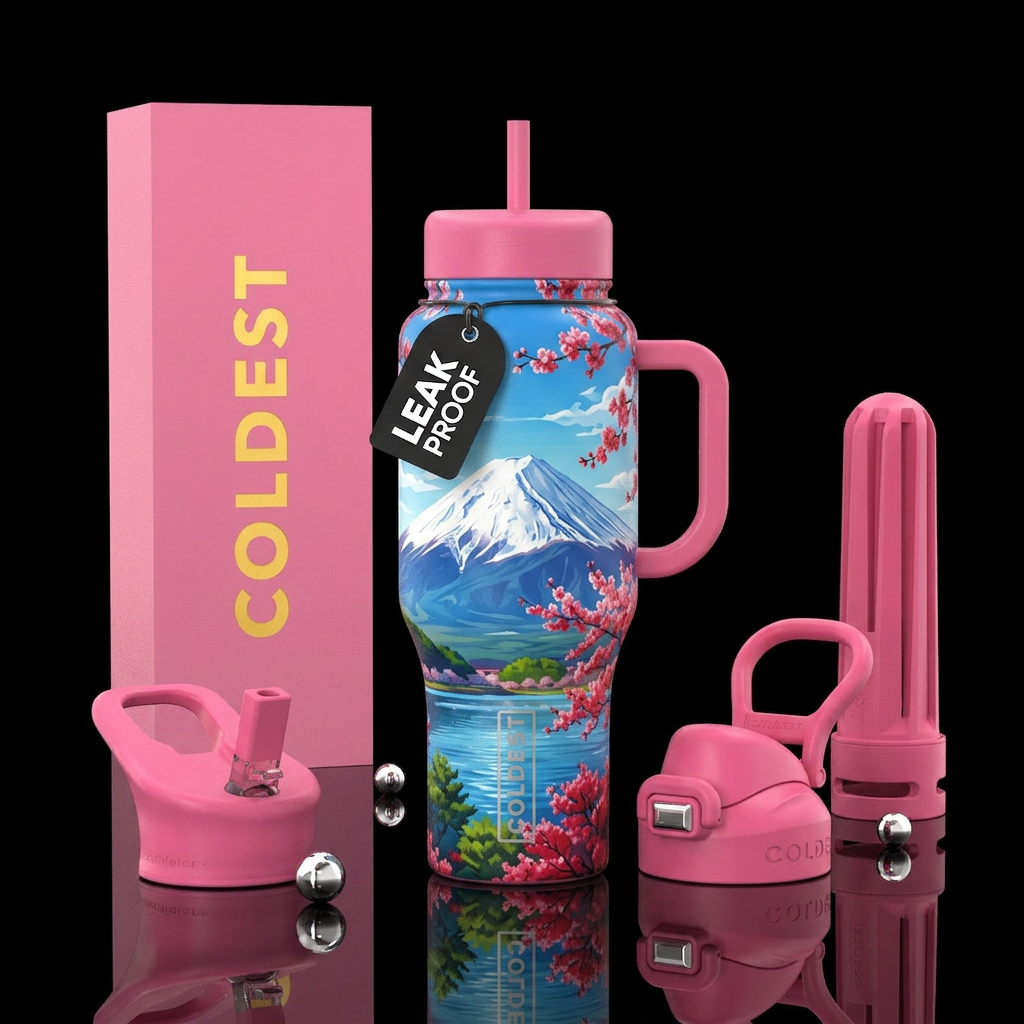 Nount Fugi water bottle design