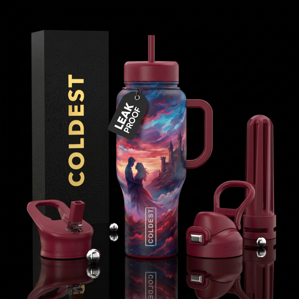 Romance book cover art dramatic background water bottle design