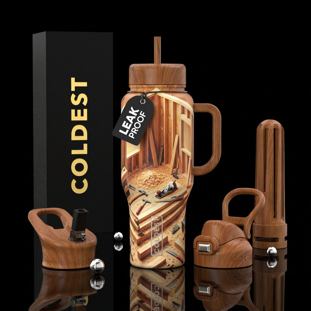 Carpenter framing water bottle design