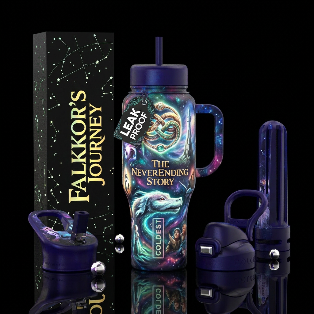 Neverending story, Glowie water bottle design