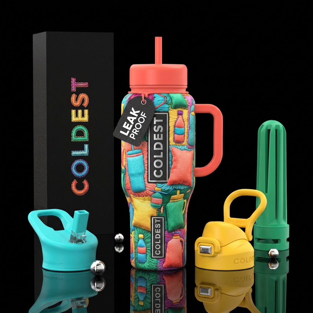 Coldest mini's, tumbler,jug, pillow water bottle design
