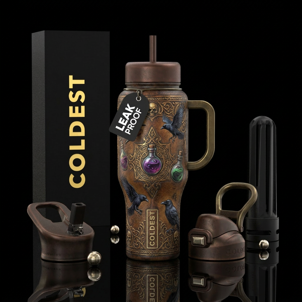 Spellbinding water bottle design