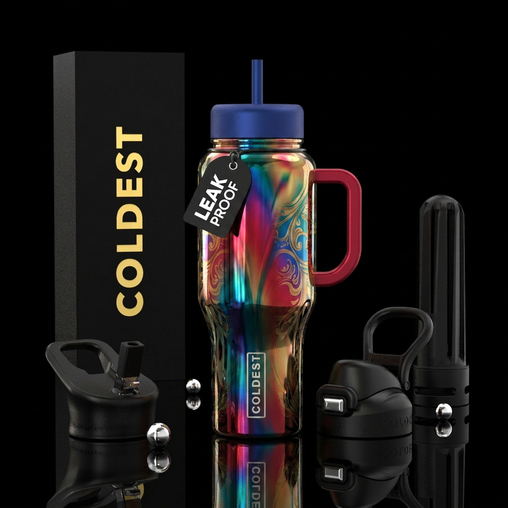 modern, european, luxurious water bottle design