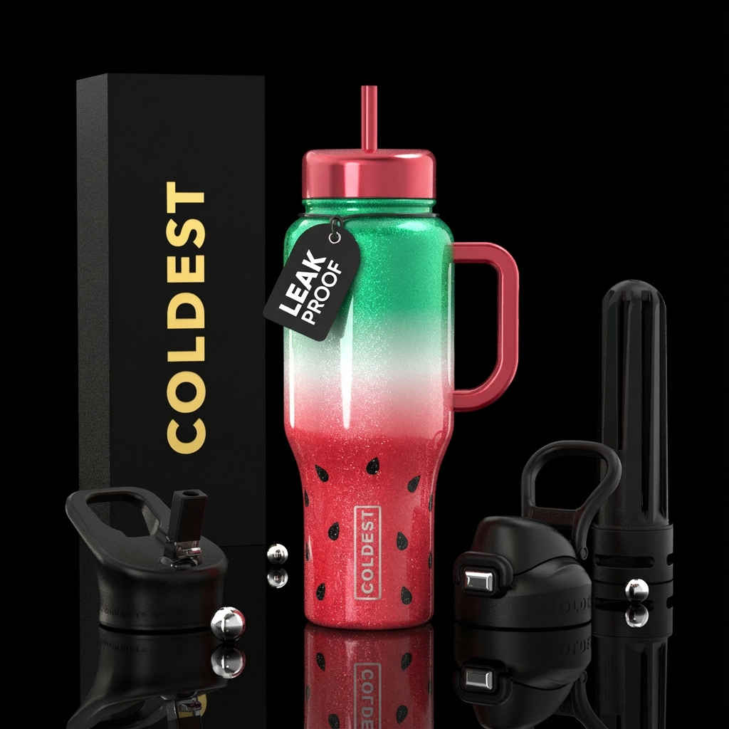 Watermelon sugar v2 water bottle design