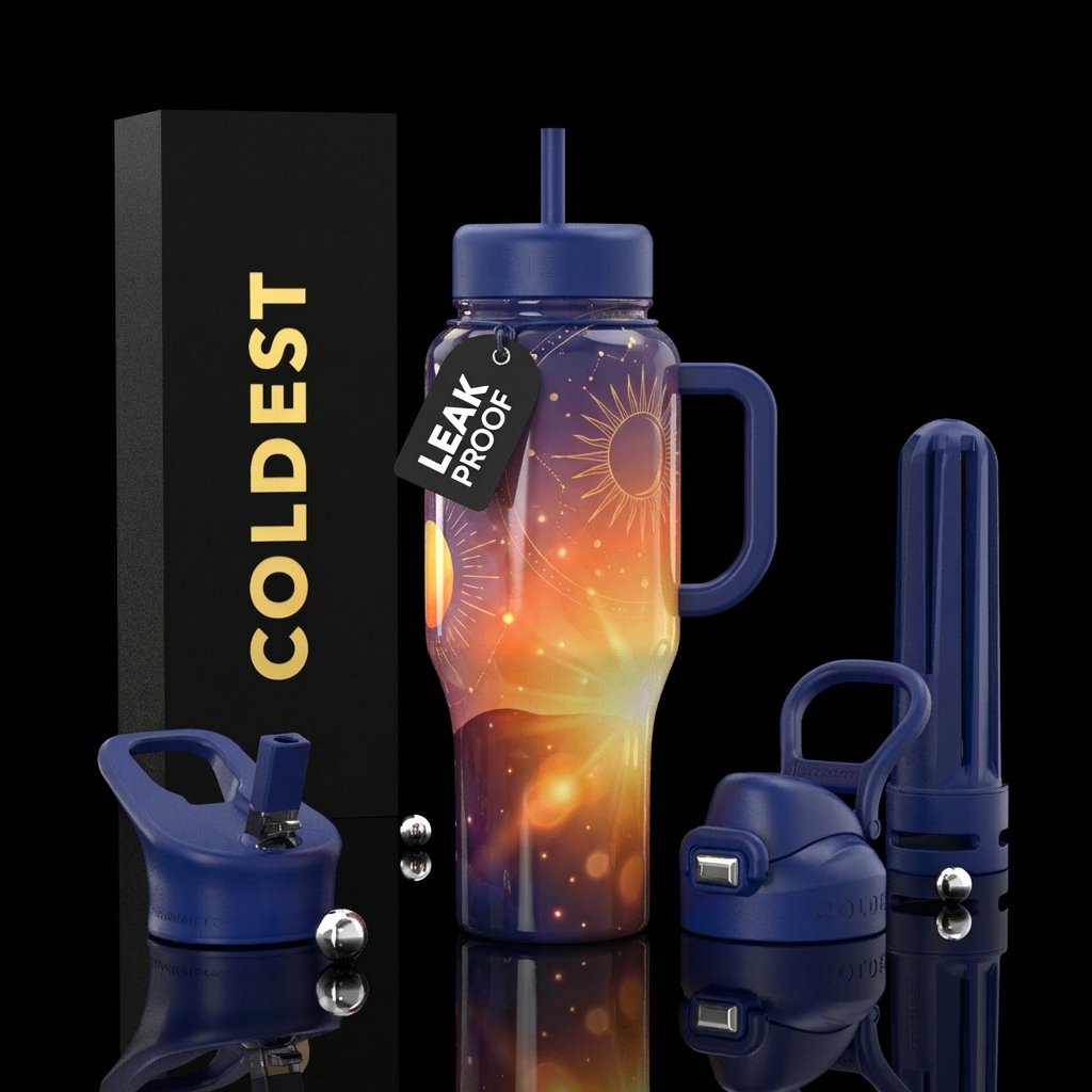 Summer Solstice water bottle design