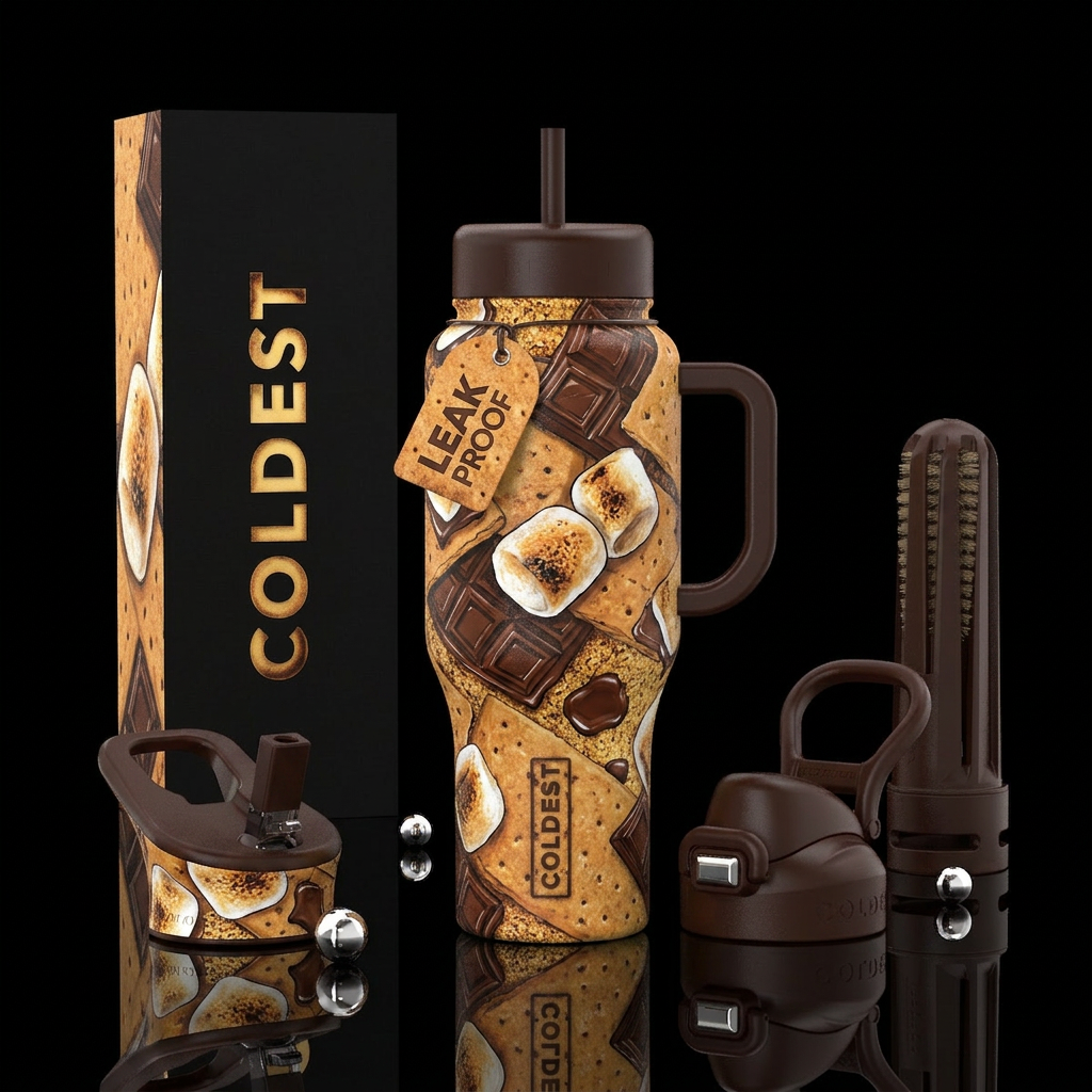 Smores water bottle design