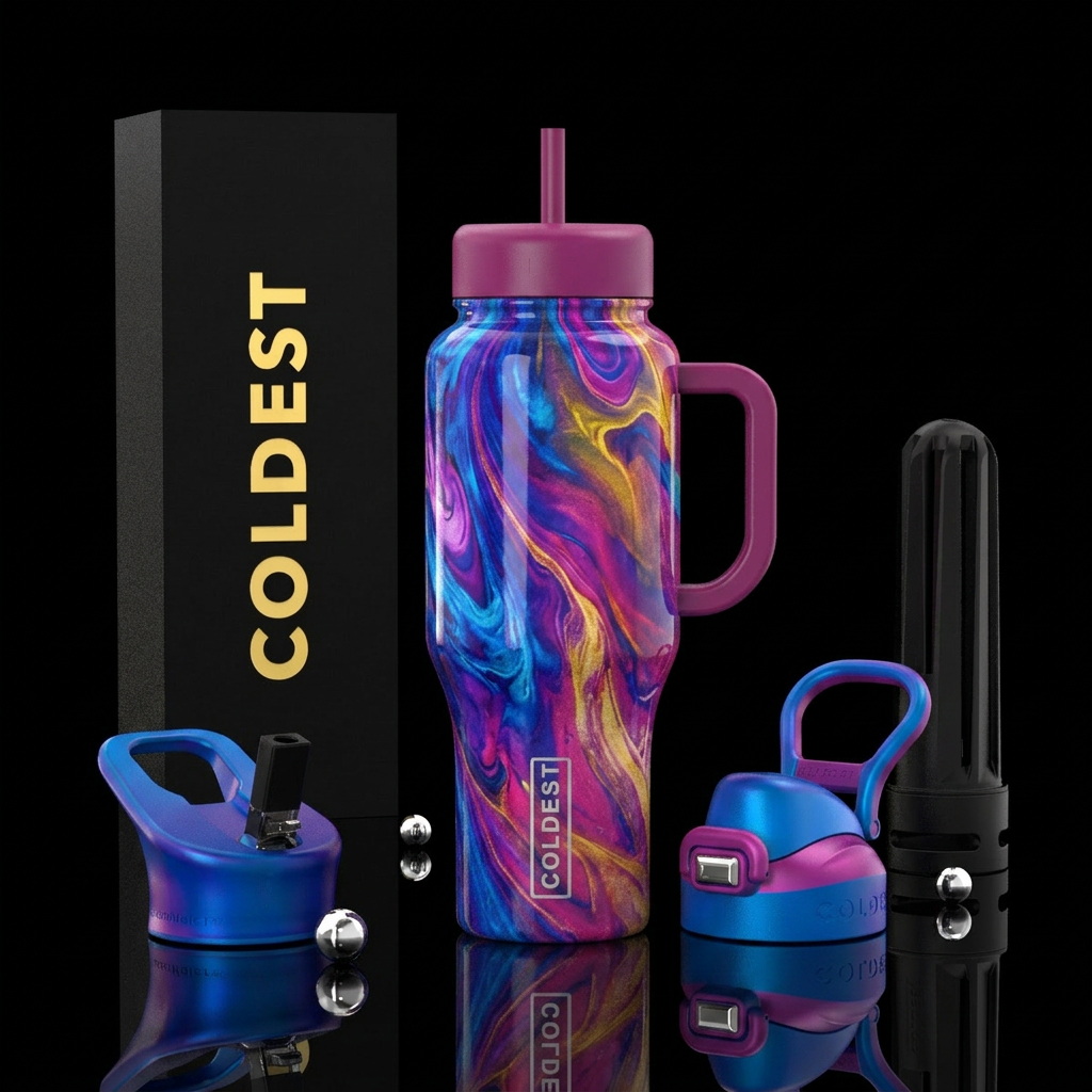 Rolled water bottle design