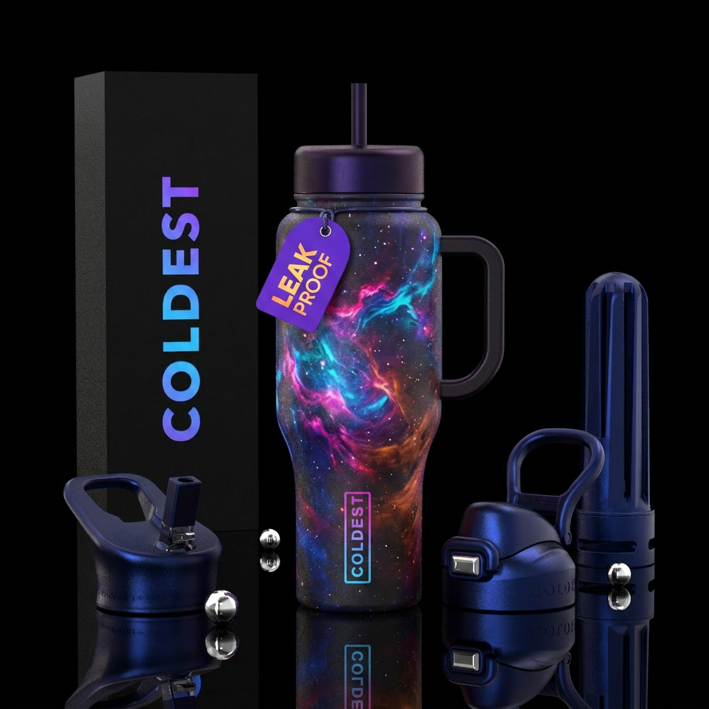 dark mood water bottle design