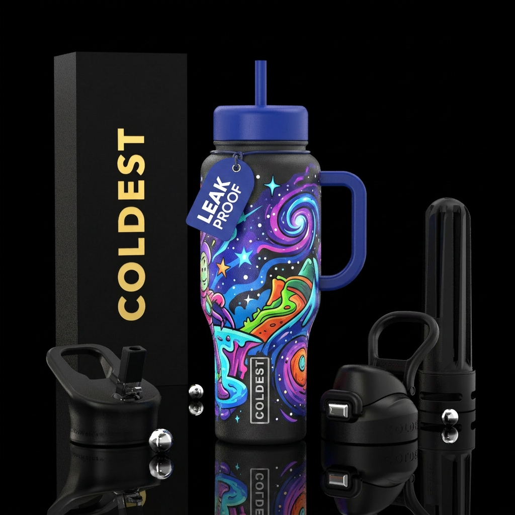 cartoon water bottle design