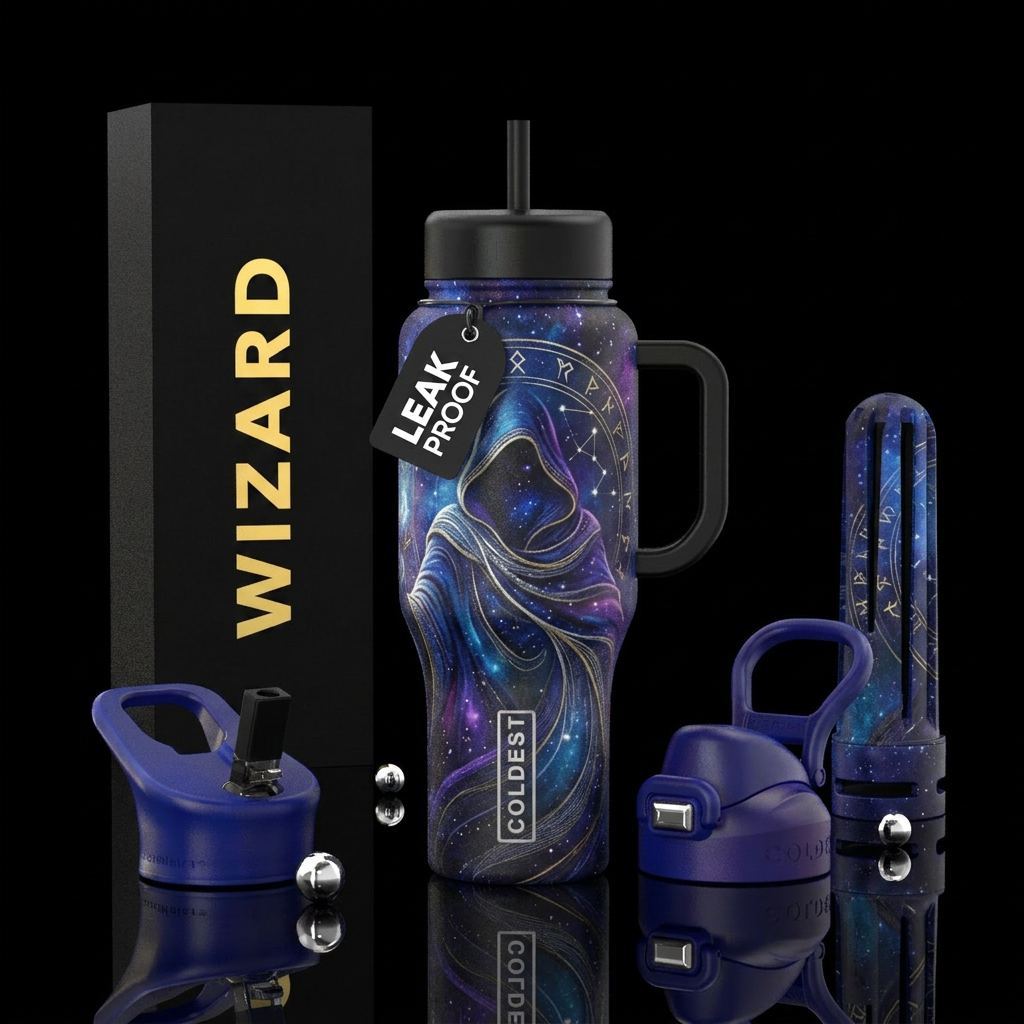 wizard water bottle design