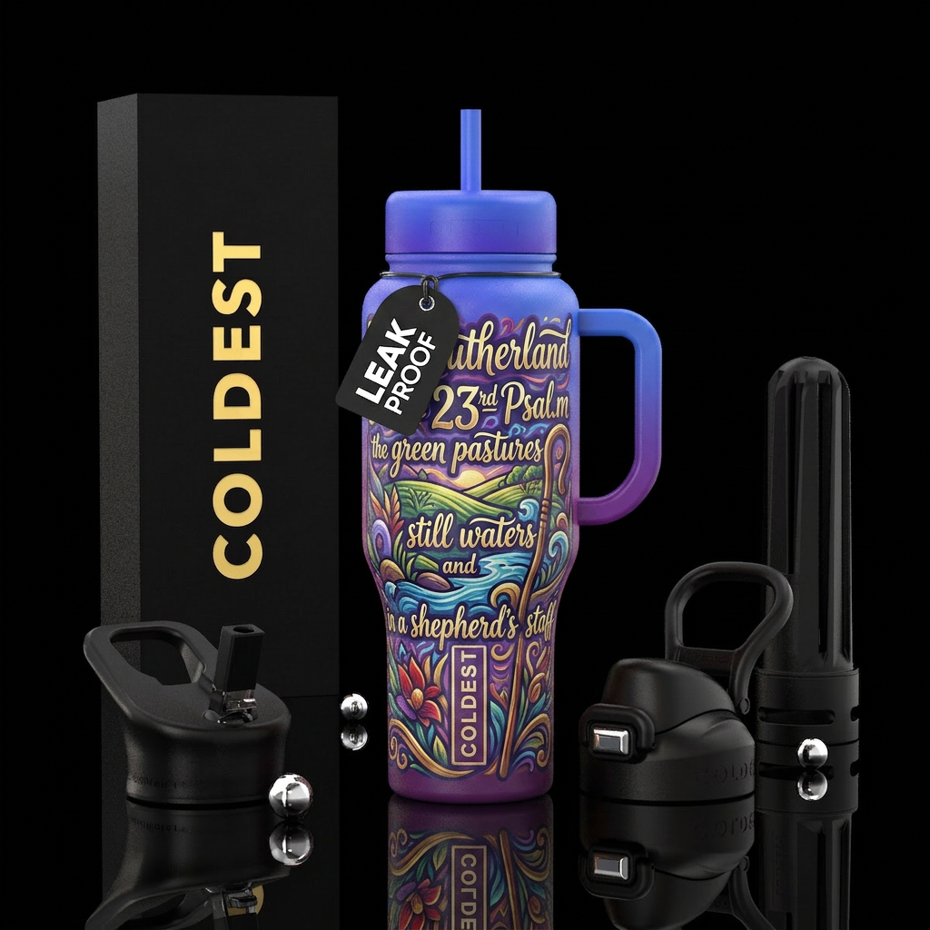 Sutherland 23rd Psal.m water bottle design