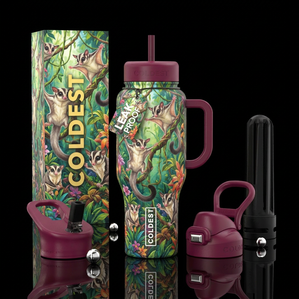 Sugar glider water bottle design
