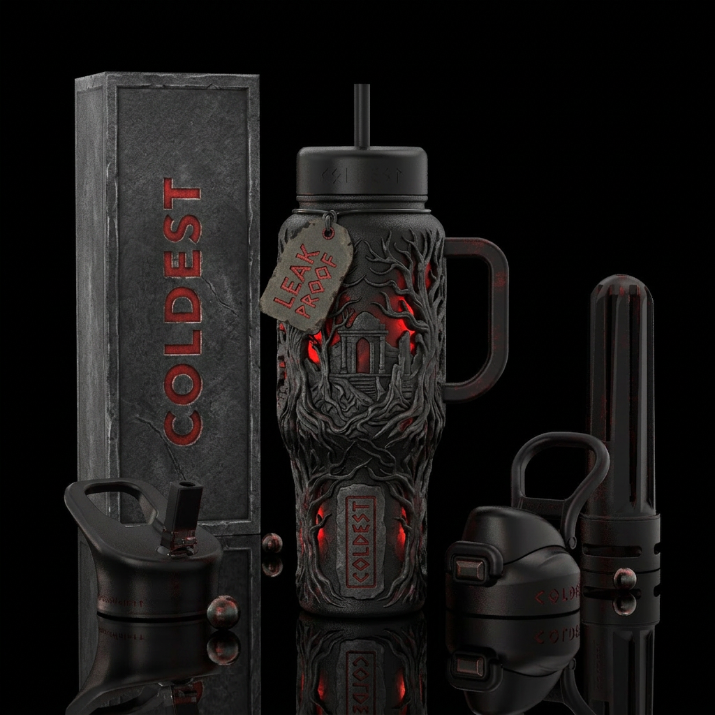 Upside down water bottle design