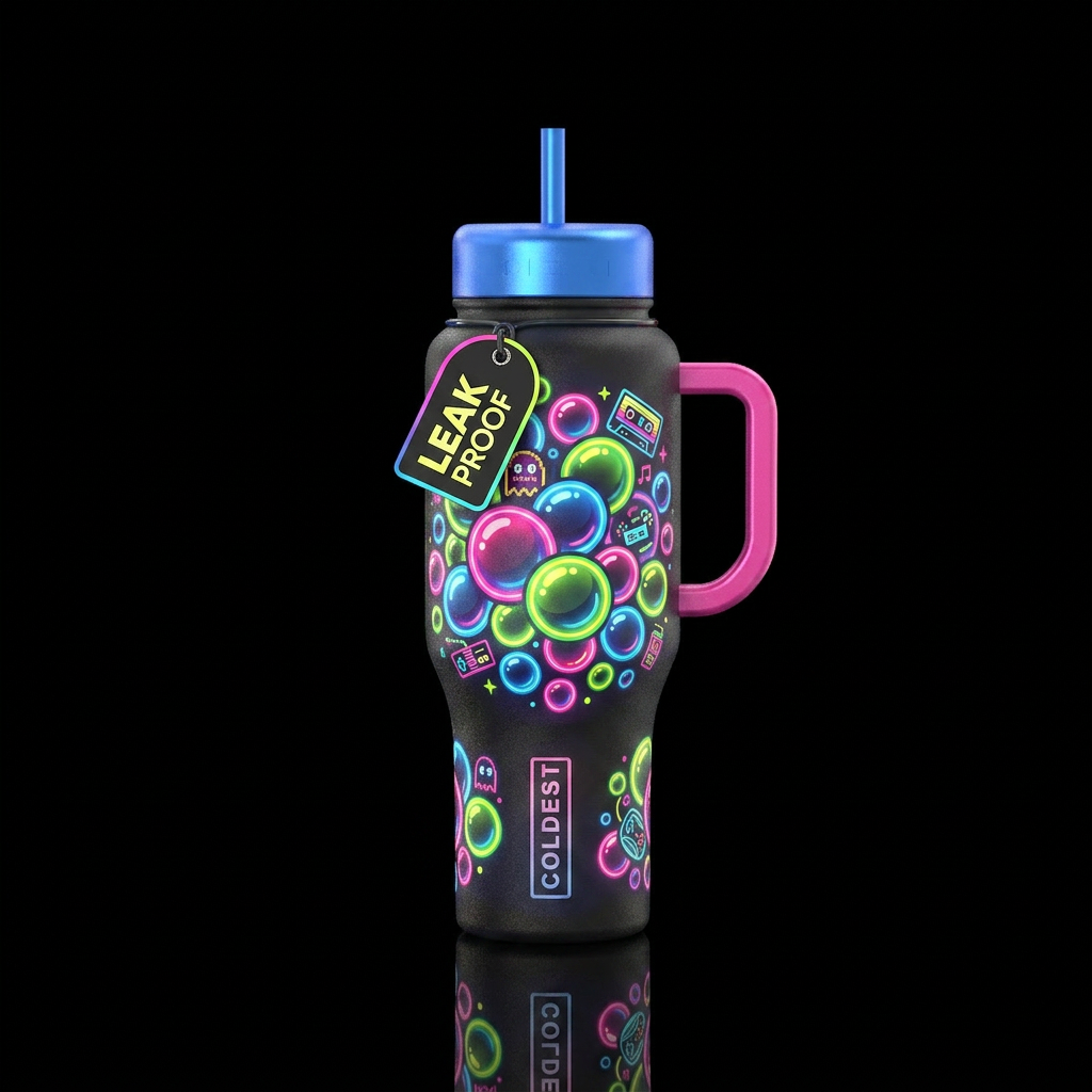 Take us back to the 90's magic bubble water bottle design