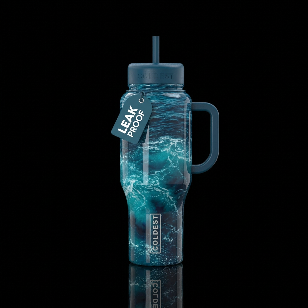 Ocean Seas water bottle design