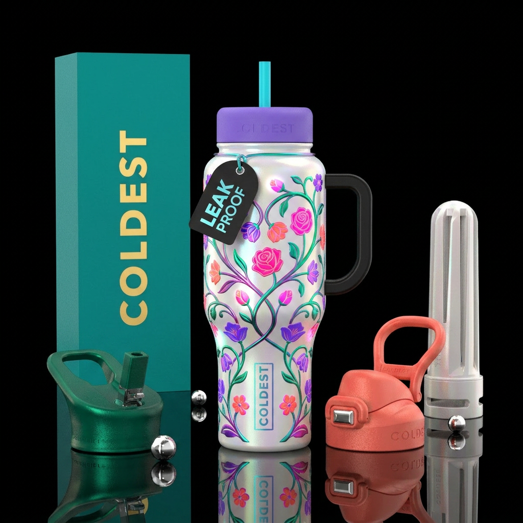Voltage Garden water bottle design