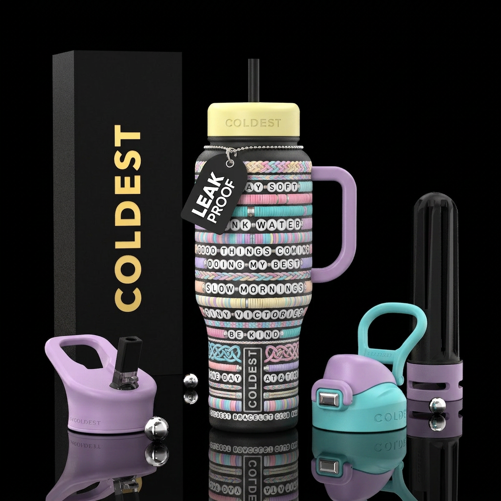Beaded Bliss water bottle design