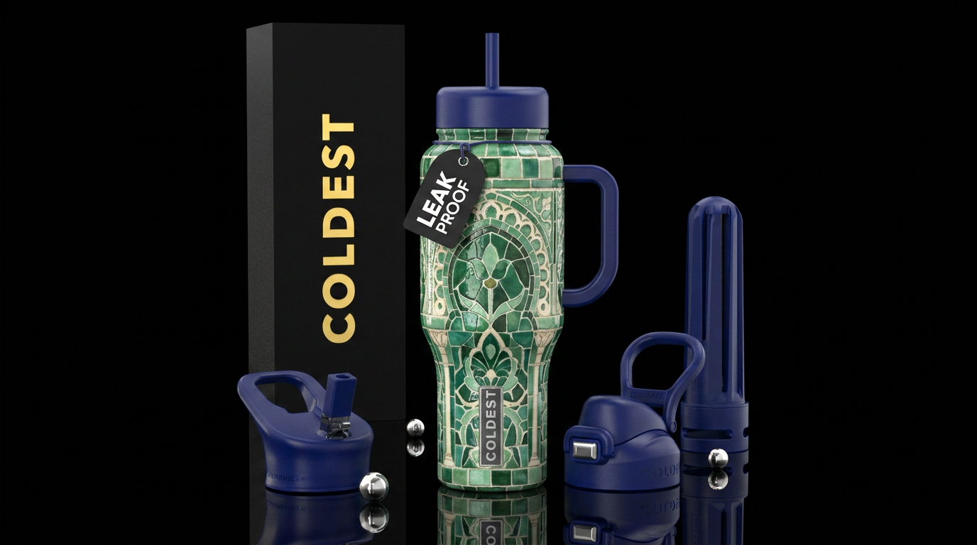 Emerald Junction water bottle design