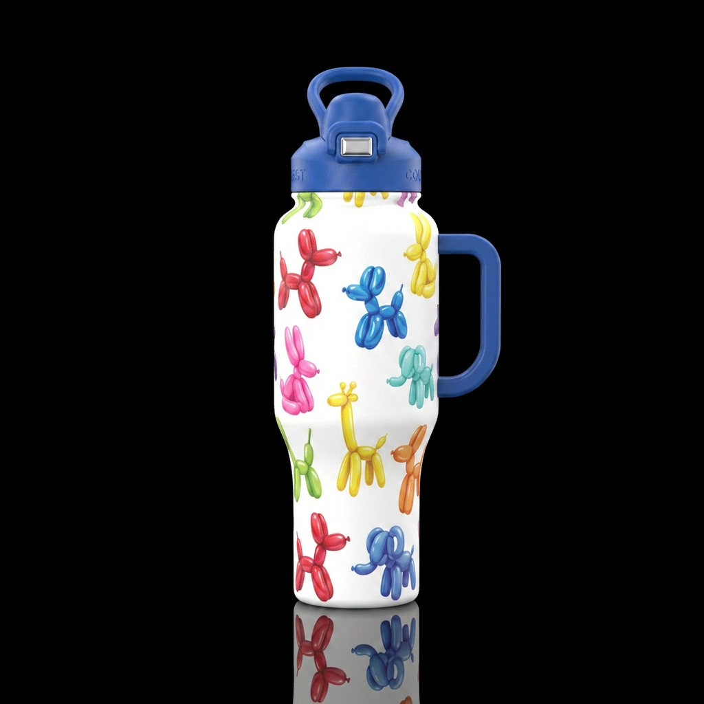 Carnival Parade water bottle design