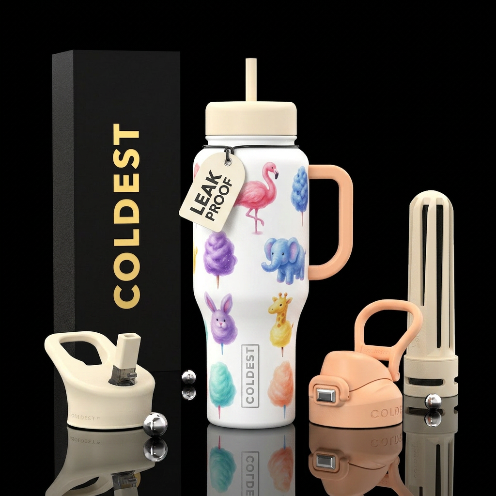 Sugar Safari water bottle design
