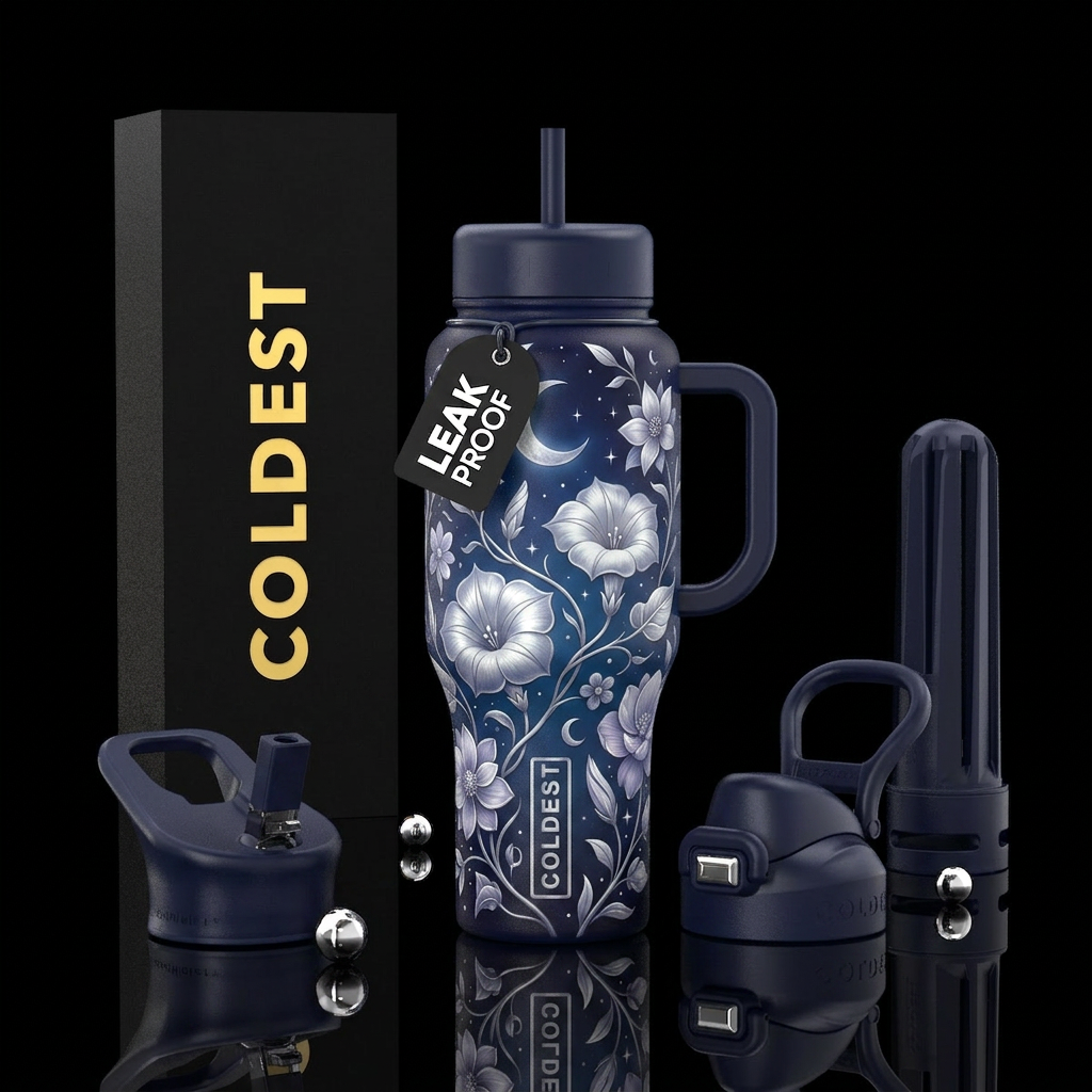 Moon Garden water bottle design