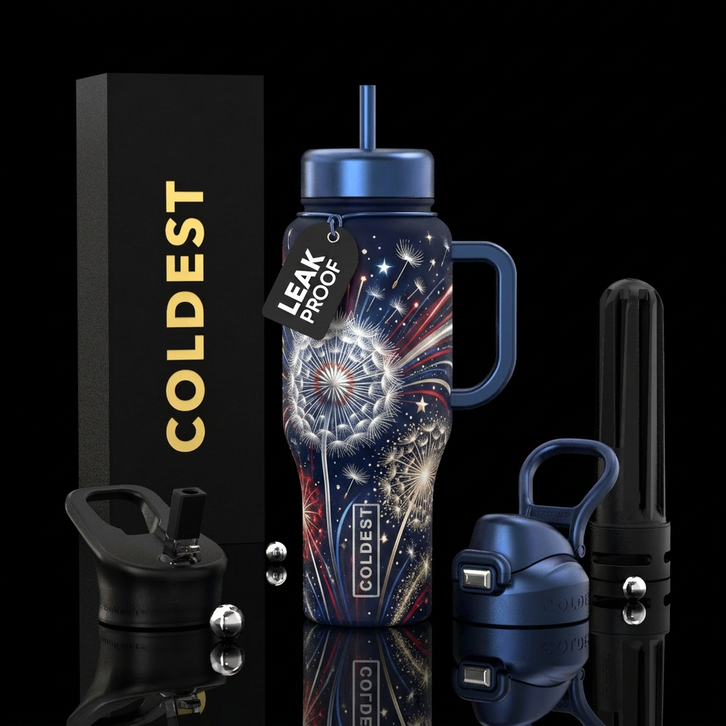 Liberty Bloom water bottle design