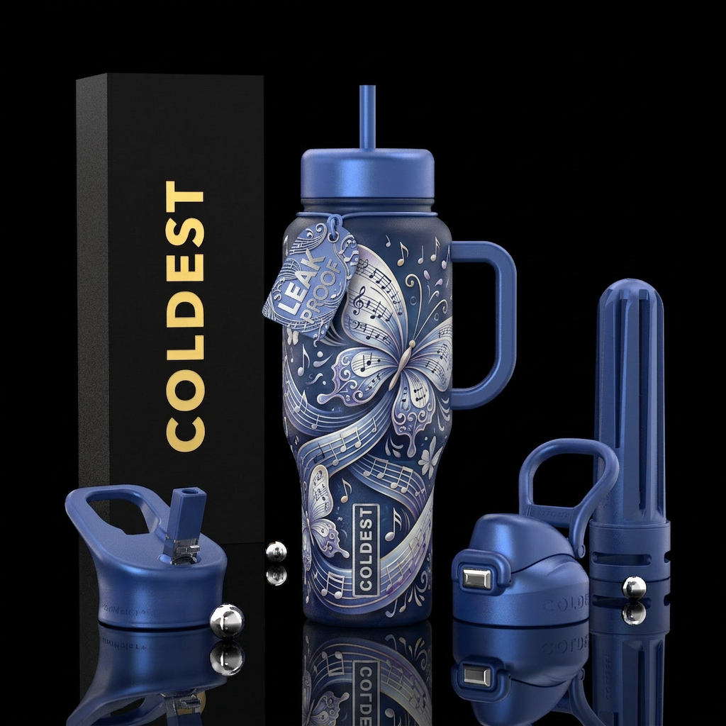 Symphony Sky water bottle design