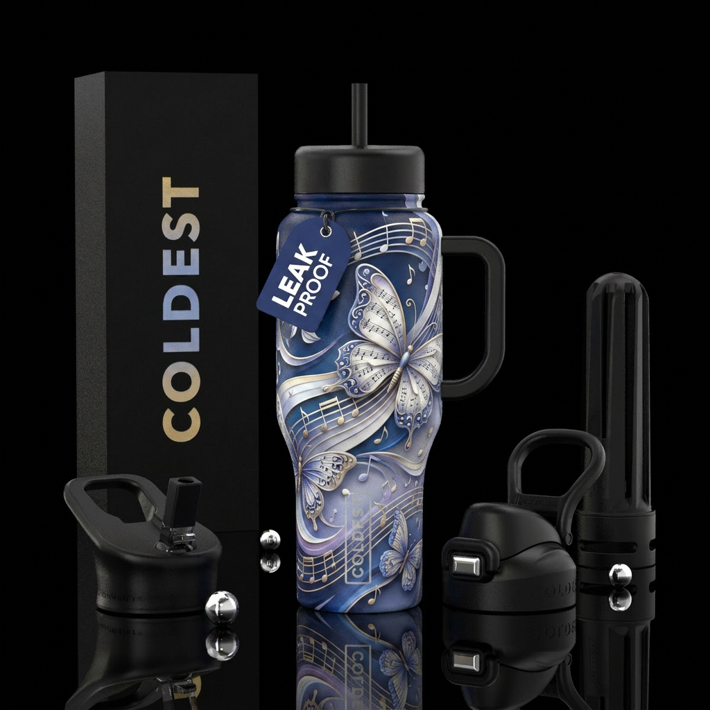 Symphony Sky. 2 water bottle design
