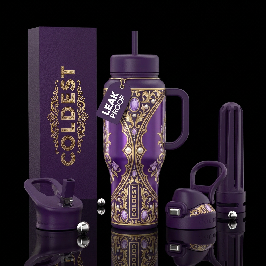 Imperial Amethyst 2 water bottle design