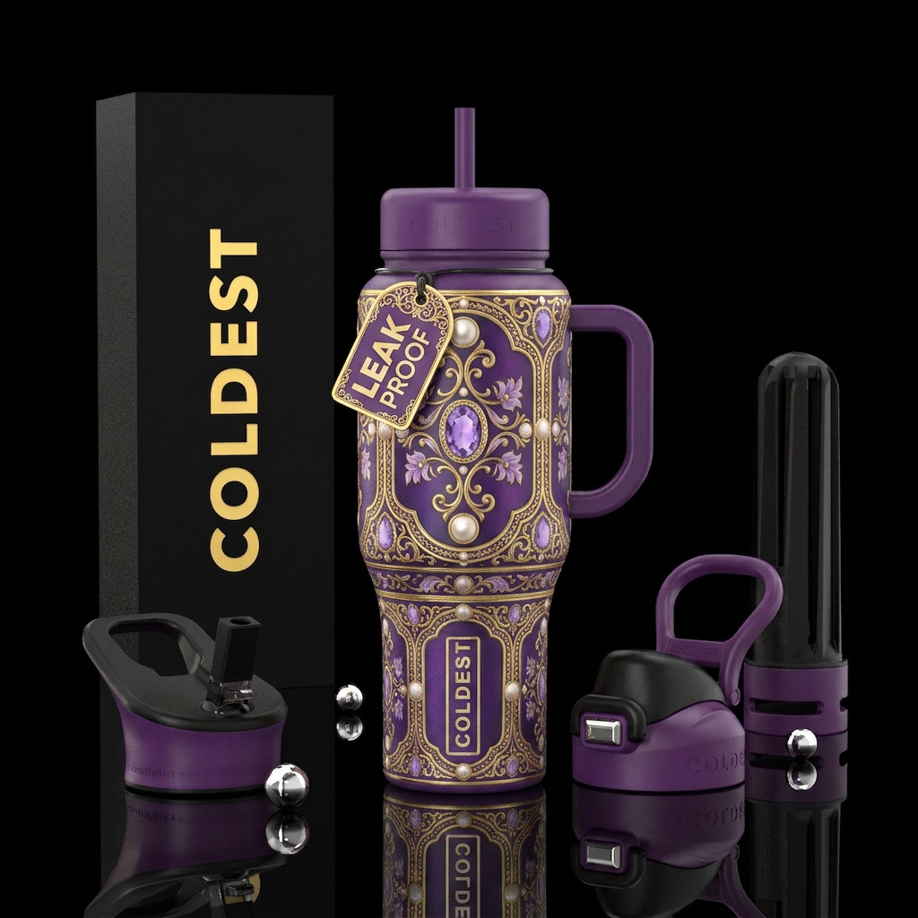 Imperial Amethyst 3 water bottle design