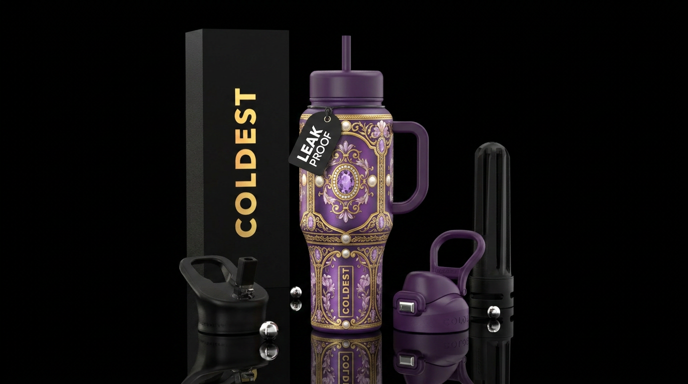 Imperial Amethyst 4 water bottle design