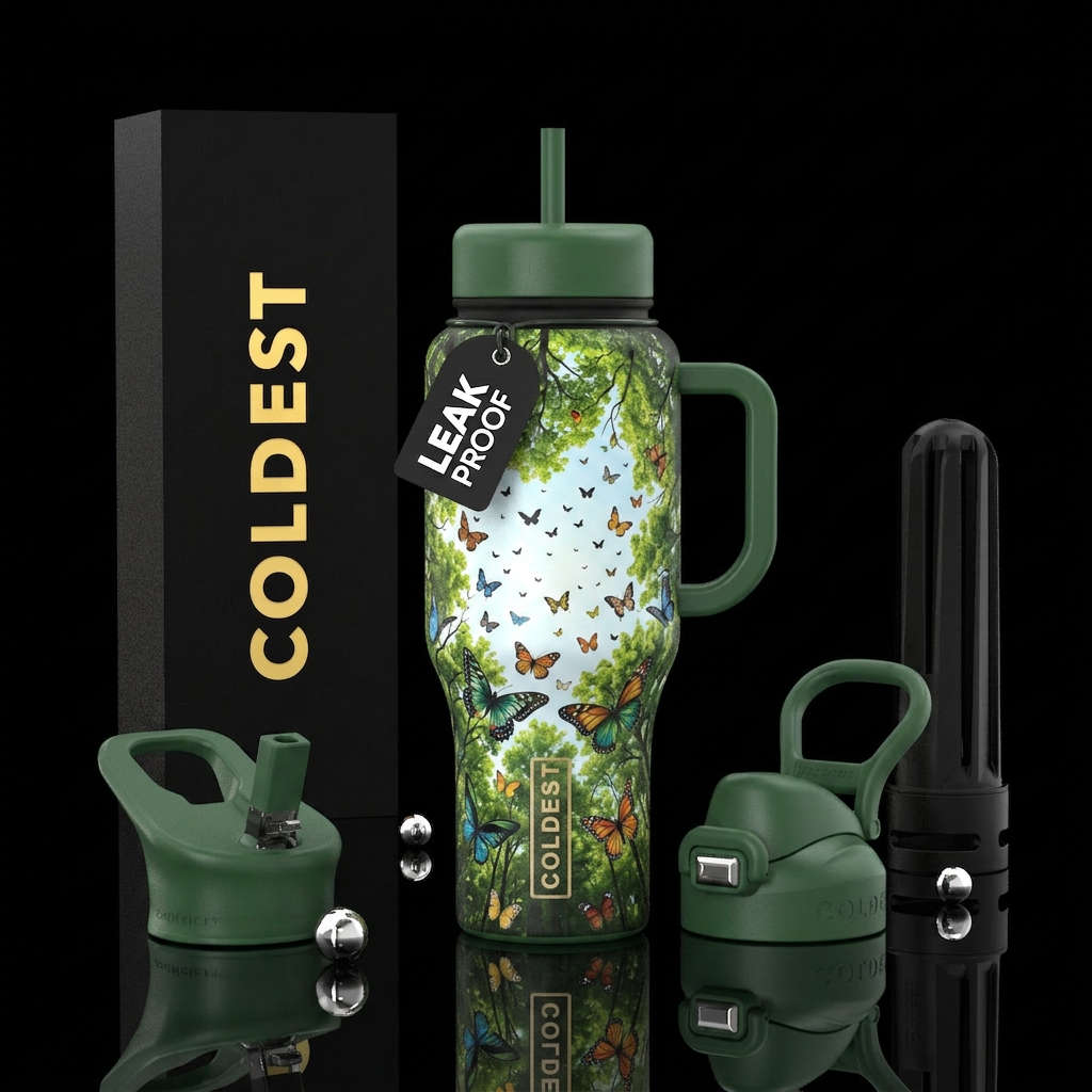 Looking Up water bottle design