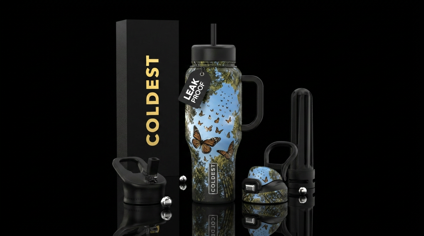 Looking Up 2 water bottle design