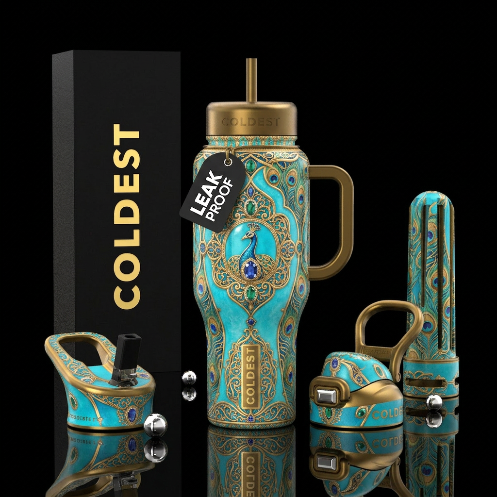 Peacock Empress 2 water bottle design